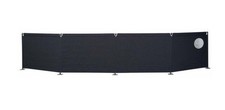 Isabella Windschutz Windabweiser 460x110cm 4-Teilig Camping Outdoor grau 1698523