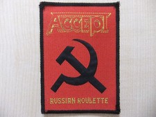 Accept Russian Roulette Aufnäher Patch U.D.O. Grave Digger Manowar Doro 80´s