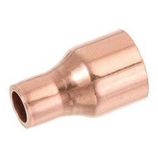 Drehen Kupfer Gerade Schweiß Ende 1/2 x 1/4" für HVAC Kühlung Adapter