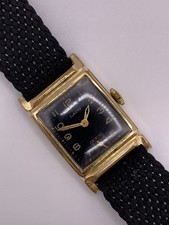 Laco Art Deco Uhr Armbanduhr Walzgold Double 20 Mikron Vintage Tank