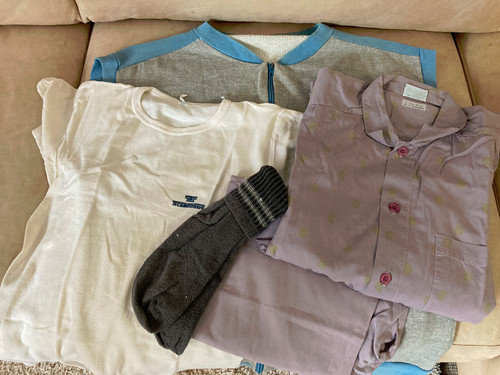 Retro 5tlg herren set - herren, pyjama