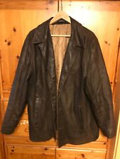 Lederjacke Herren, Marke Abrams, Gr. XXL echtes Leder, Rindnappa