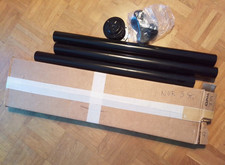 Tischbeine aus Stahl, schwarz