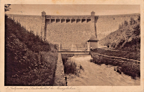 Talsperre neunzehnhain - talsperre,