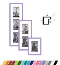 Collage Holz Bilderrahmen