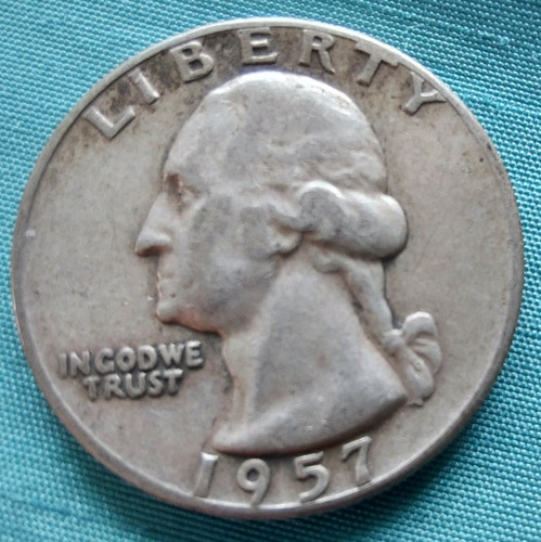 Münze quarter dollar 1957 - quarter,