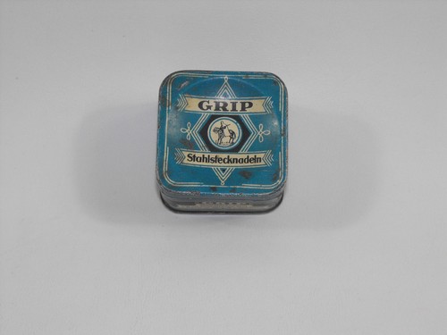 Alte kleine blechdose - alte, grip