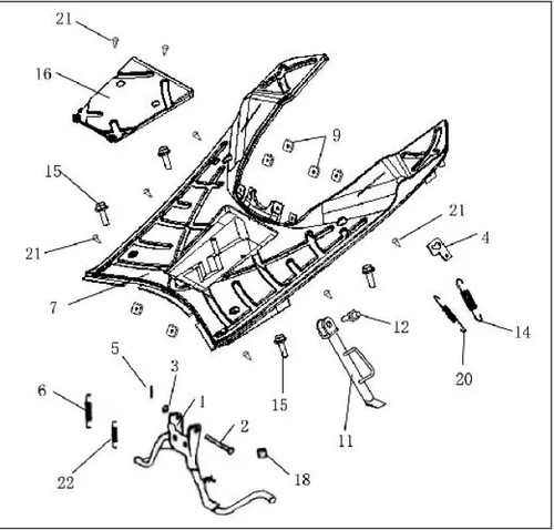 Sfm sachs batterieabdeckung - /,