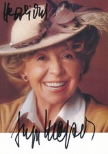 INGE MEYSEL (+ 2004), ORIGINAL SIGNIERT, AUTHENTIC SIGNED