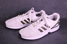 Adidas ZX Flex Unisex Sneaker Sportschuhe Gr. 39⅓ weiß khaki Camouflage BS549