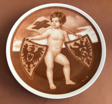 Alter Porzellan Wandteller