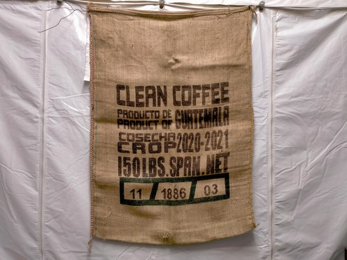 Großer kaffeesack aus - großer,
