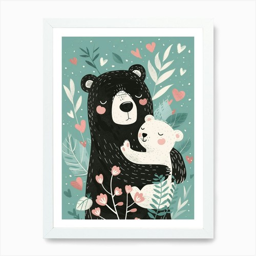 Schwarzbär und jungtier - schwarzbär, 2