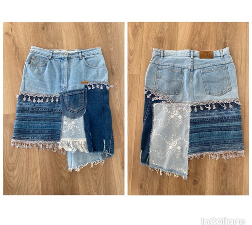 Jeansrock handmade - jeansrock, 42