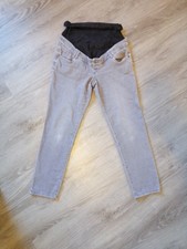 Jeanshose Umstandhose Grau Gr