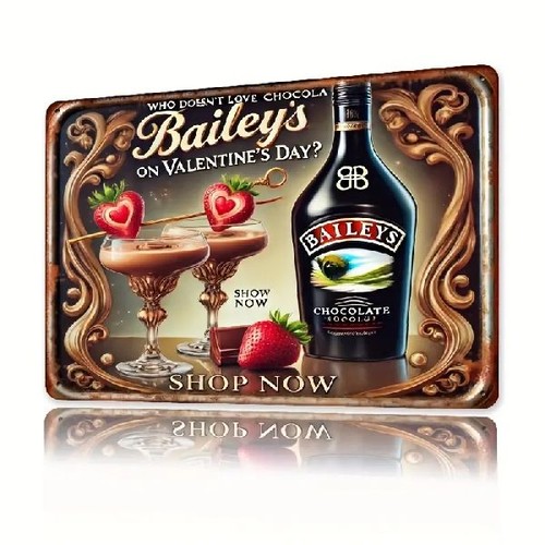 Blechschild baileys likör - blechschild,