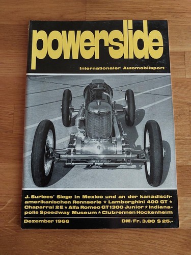 Powerslide 1966 lamborghini - powerslide, 12/1966