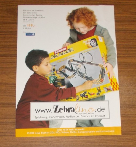 Seltene werbung carrera - werbung, car