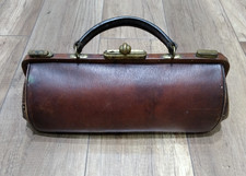 Sehr alte Arzttasche Tasche Leder Arzt Hebamme