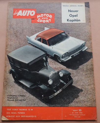 Ams 1958 opel kapitän 5 - opel, 2,5