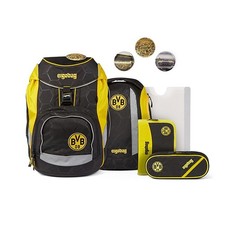 Schulranzen Jungen Ergobag PACK Borussia Dortmund 6-teiliges Set
