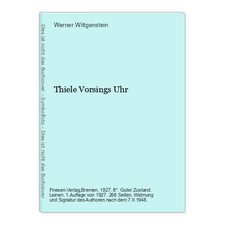 Thiele vorsings uhr - thiele,