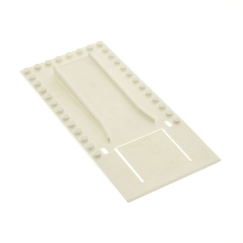 Lego bau platte 8x18 creme - bau,