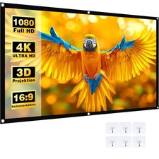 Beamer Leinwand 84 Zoll Mobile