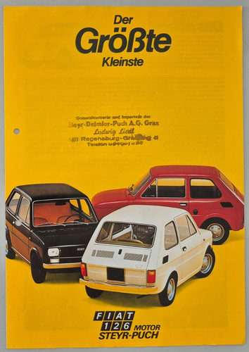 Früher 4seitiger prospekt - früher,