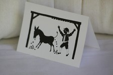 Scherenschnitt Faltkarte