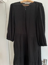 LANIUS Midikleid mit Struktur - Größe 40 - schwarz - ungetragen/neuwertig