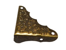 INWARIA Eckbeschlag Möbelbeschlag 4 Stk. Antikbeschlag Beschlag Zierteile, K-220