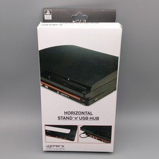 4Gamers Horizontal Stand 'n' USB HUB für Sony PS3 PlayStation 3 USB Standfuß