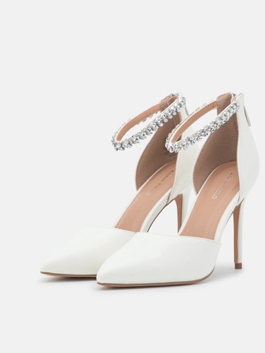 Weiße pumps für braut - weiße,