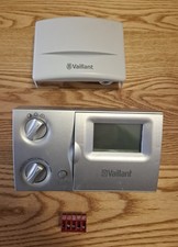 Vaillant Regler VRC 410 mit Außenfühler und 6 Pol. Anschl. Stecker0 Gebraucht