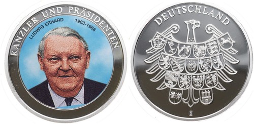 Medaille brd kanzler und - -,