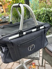 Petlando Transportkorb für Hunde anthrazit faltbar Hundetransportbox Hundebox