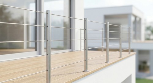 Edelstahl drahtseilgeländer - edelstahl,