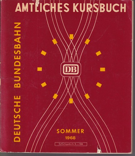 Original amtliches kursbuch - original,