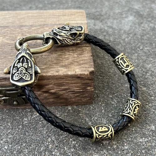 Wikinger wolf armband mit - armband,