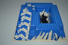 1x Lego 3D Bau Platte Ice Planet Basis 32x32x6 Rampe weiß blau Eis 6983 2552px1