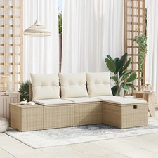 Gartensofa-set mit Kissen mit