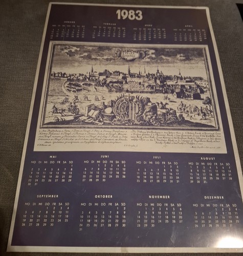 Blechkalender 1983