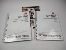 Massey Ferguson MF 7719 7720 7722 7724 7726 Schlepper Betriebsanleitung Wartung