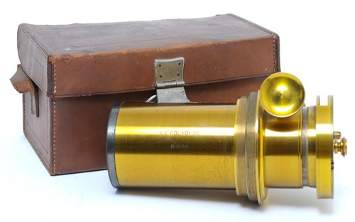 Vintage brass lens bonne - lens,
