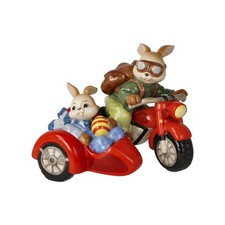 Goebel Hase auf Motorrad "