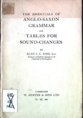 The essentials anglo saxon - the,