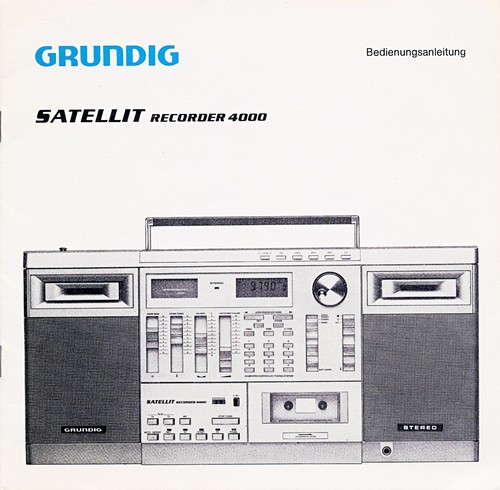 Bedienungsanleitung grundig - bedienungsanleitung,