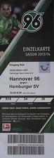 TICKET 2013/14 Hannover 96 - Hamburger SV
