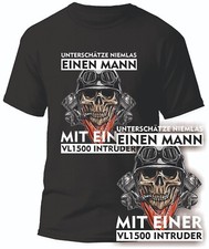 VL1500 Intruder T-Shirt Mann Motorrad Biker Motorradbekleidung Zubehör Tuning